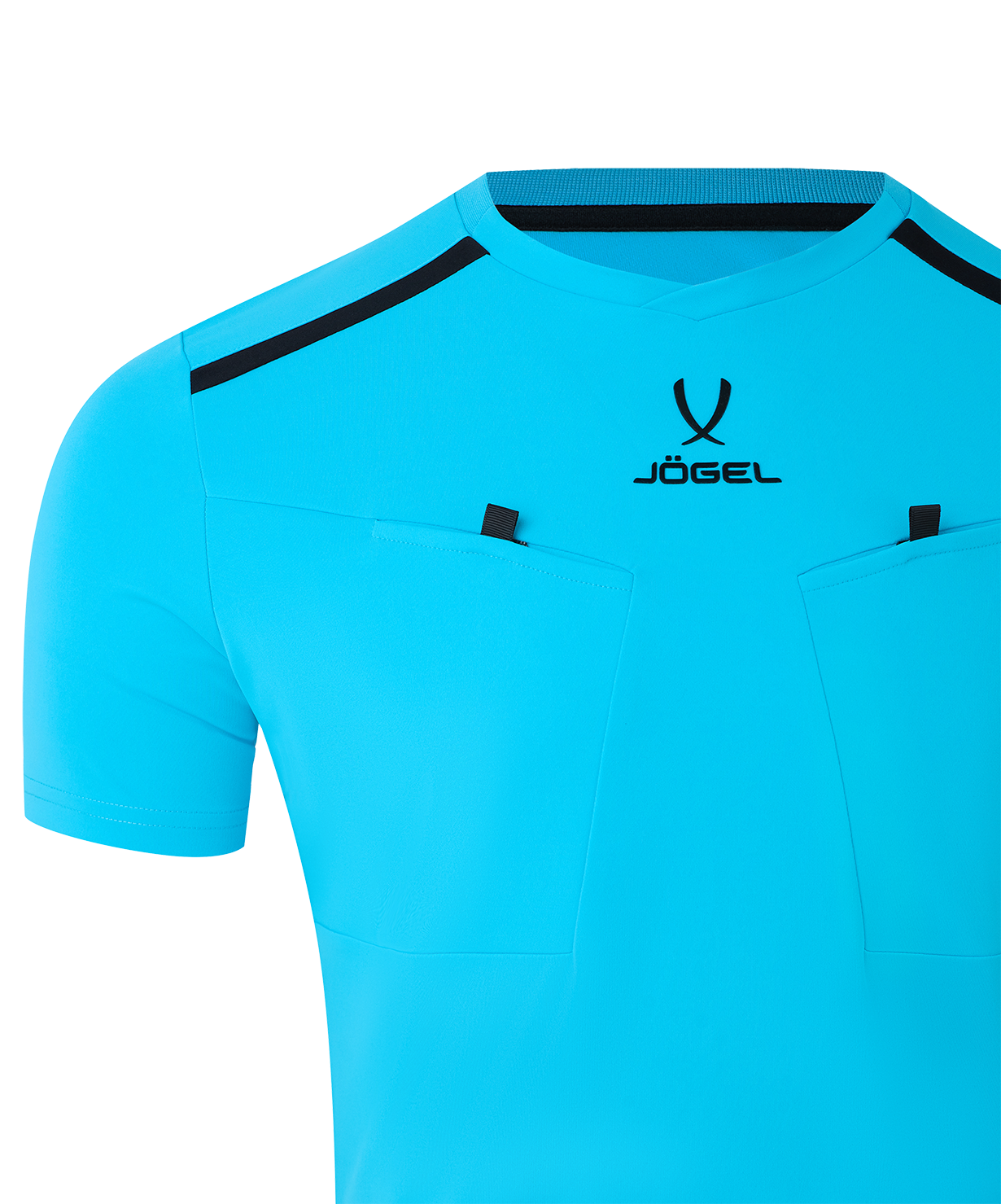  Футболка судейская DIVISION PerFormDRY Referee Tee, голубой по низким ценам в Томске и Северске