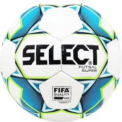 Мяч футзальный Select Futsal Super FIFA №4 бел/син/зел 850308.102