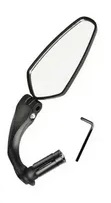 Зеркало панорамн. треугольное 3 степ.свободы 116мм на 65мм , в торец руля, пластик, черное